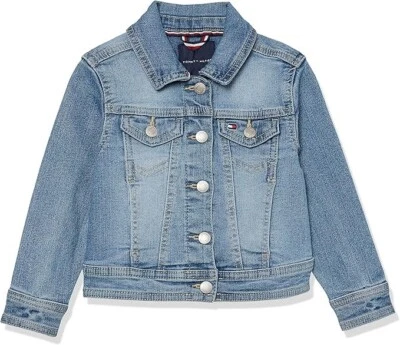 Tommy Hilfiger Girl's Classic Jean Jacket Size 7, 8-10, 12-14, 16 - Image 1 of 3