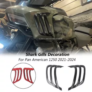 Faro lateral tiburón branquias decoración para Harley PAN AMERICA 1250S PA1250S 2021- - Imagen 1 de 20