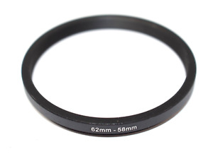 62mm-58mm Step Down Filter Adapter Ring