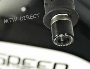 R&G RACING PAIR BAR END SLIDERS BAR END WEIGHTS FOR  Triumph Daytona 955i (1998) - Picture 1 of 10