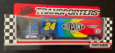1993 Matchbox Super Star Transporters DuPont #24 Jeff Gordon Racing Team NASCAR - Image 1 of 4