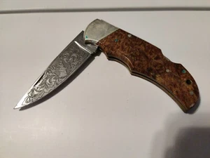 Limited Edition of 2000 Browning Model 108 Engraved Folding Pocket Knife JAPAN - Picture 1 of 12