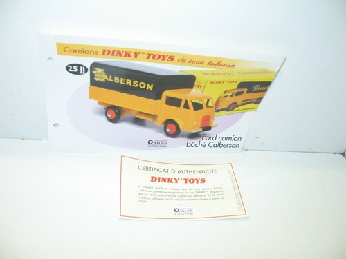 Dinky Toys 25JJ – Ford Calberson Avec Remorque, Camion Miniature Ancien