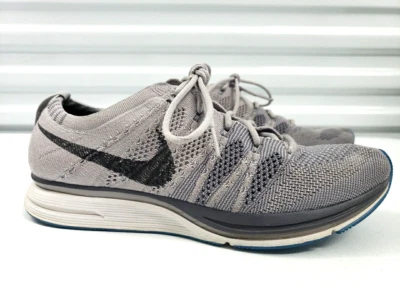 Nike FLYKNIT TRAINER AH8396-006 Mens 7 Atmosphere Grey Thunder Grey Vast Grey - Image 1 of 4