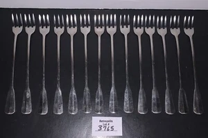 14 Oneida Colonial Stainless Cocktail Shrimp Crab Forks Distinction Deluxe - Picture 1 of 12