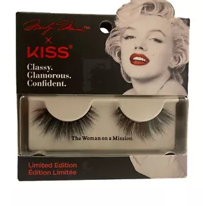 KISS Cosmetics Special Edition Marilyn Monroe Lashes A WOMAN ON A MISSION - Picture 1 of 3