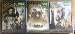3 Lord of the Rings DVD PROMO Return of King, Fellowship of Ring, Two Towers NEW - Picture 1 of 7