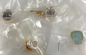 Lot of 4 Vintage UTU Lapel Pin United Transportation Union Award Railroad US - Picture 1 of 7
