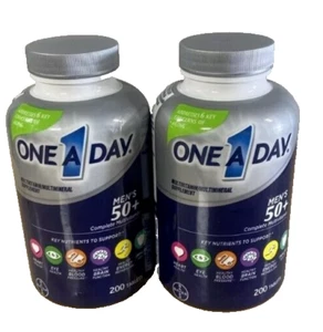 2X One A Day Men's 50+ Healthy Advantage Multivitamin, 200 Tablets Ex: 06/2025 - Picture 1 of 1