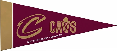 Cleveland Cavaliers Mini Pennants, 4" x 9" - Licensed by Rico - Made In USA Cover
