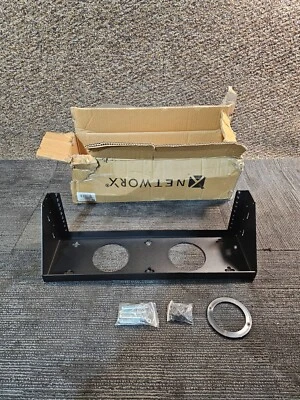 Networx Genuine 3U Vertical 19 Inch Wall Mount Server Bracket WMB-3UV Black - Image 1 of 4