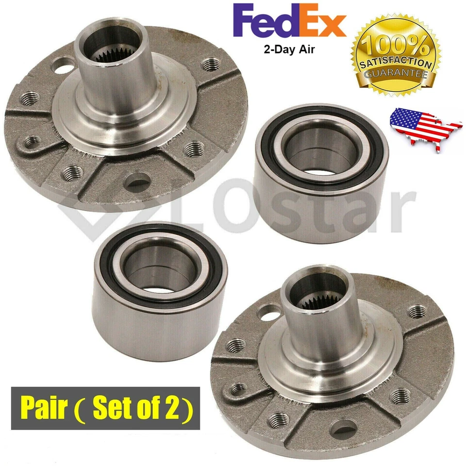 Pair(2) Front Wheel Hub & Bearing Assembly SAAB 900 / 9-3 SATURN L SERIES SEDAN - Изображение 1 из 3