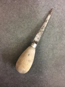 Primitive Wood Handle Letter Opener  - Picture 1 of 5