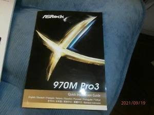 ASRock 970M Pro3 Quick Installation Guide Only - Picture 1 of 1