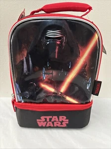Star Wars Kylo Ren Thermos Insulated Lunch Bag Dual Compartment - Picture 1 of 6