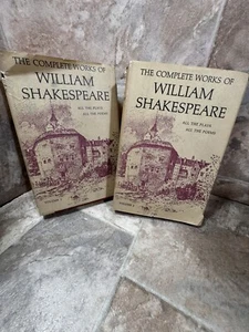 The Complete Works Of William Shakespeare (1965 Vol 1 & 2)All the Plays Poems - Imagen 1 de 15