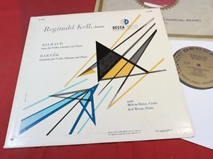 Milhaud SUITE FOR VIOLIN, CLARINET / Bartok - Reginald Kell LP Decca DL 9740 USA - Picture 1 of 3