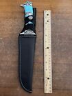 Native American Southwest Navajo Style Turquoise Inlay 12? Knife Wow Nice #XL2