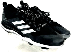 NUEVO Adidas B39218 PowerAlley LiteStrike Negro Béisbol Metal Botines Zapatos Hombres 10 - Imagen 1 de 9