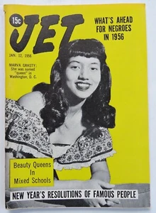 Vtg Jet Magazine Jan 12 1956 Black History Americana School Desegregation - Picture 1 of 6