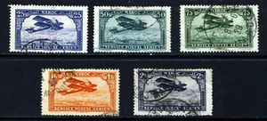 MOROCCO 1922 Air Mail Part Set SG 113 to SG 121 VFU - Picture 1 of 2