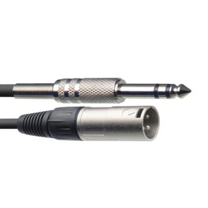 Stagg 1/4" Jack (Balanced) To XLR Cable - Male To Male - 1M - Picture 1 of 2