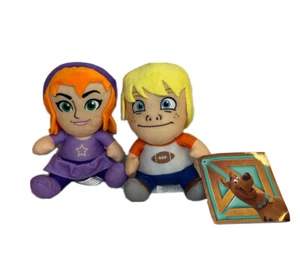 Scooby Doo SCOOB Plushies Lot Of 2 Includes Fred & Daphne - Picture 1 of 6