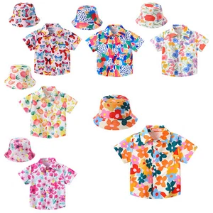 Girls Suits Toddlers Sets Short Sleeve Outfits Vacation Holiday Athletic Summer - Picture 1 of 54