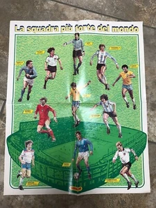 LA SQUADRA PIU FORTE DEL MONDO - POSTER ESPANA 82 - IL GIORNALINO - COME NUOVO - Imagen 1 de 2