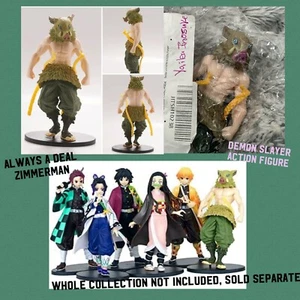 Demon Slayer Kimetsu no Yaiba Inosuke Hashibira Pig Mask Action PVC 6” Figure - Picture 1 of 9