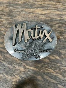 Trendy Vintage Matix Eagle Progress Since 1998 Belt Buckle - Picture 1 of 5