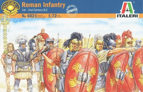 Italeri 6021 1/72 Roman Infantry (II-I Centuries BC) Model Kit | eBay