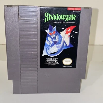Cartucho Videojuego Nintendo NES Original 1985 Shadowgate NES Foto 1 de 4
