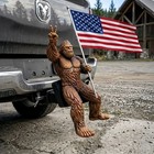 Patriot Bigfoot Trailer Hitch Cover with US Flag 2" Hitch Receiver Decoration