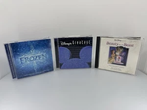 Lot Of 3 Disney Frozen Beauty and the Beast Disney's Greatest - Picture 1 of 8