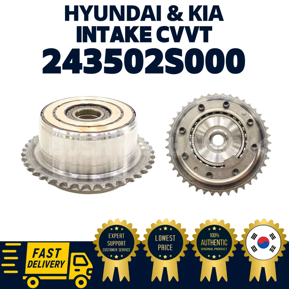 GENUINO OEM Hyundai Kia NUEVO admisión CVVT piñón árbol de levas engranaje Santa Fe Sorento Foto 1 de 1