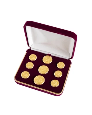 NWT Vintage Georgetown University Shield Blazer Button Set in Gift Box - Image 1 of 2