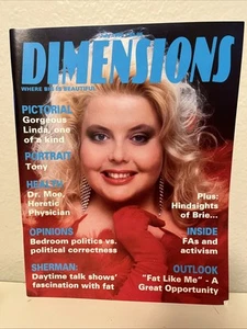 VINTAGE DIMENSIONS July 1993~ Big Women MAGAZINE RARE - Picture 1 of 10