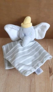 Disney Primark Dumbo Elephant Baby Plush Comforter Soft Toy Blankie Striped - Picture 1 of 5