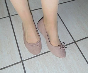 Ballerinas Damenschuhe Gr. 38 getragen - Bild 1 von 11