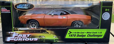 RACING CHAMPIONS FAST AND THE FURIOUS 1970 DODGE CHALLENGER 1:18 DIE CAST - Image 1 of 4