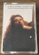 CELINE DION "WWHERE DOES MY HEART BEAT NOW" CASSETTE 34T 73536