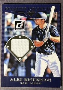 Camiseta deportiva de Alex Dickerson 2017 colección diamantes Panini Donruss #DC-AD reliquia de los padres - Imagen 1 de 2