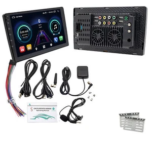 Double DIN Android10.1 Car Stereo 10.1" Head Unit GPS Nav Radio USB WiFi 1+32G - Picture 1 of 20