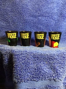 South Park Drinking Shot 2011 vasos de cerámica de 1 onza, 4 en el conjunto. - Imagen 1 de 7