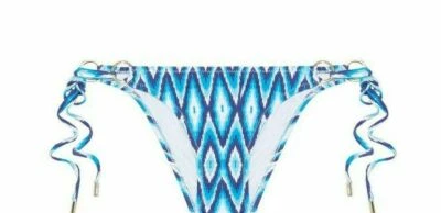 Мелисса Odabash галстук стороне Janeiro бикини низ размер 6 в ikat синий - Изображение 1 из 4