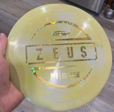 Early Run Paul Mcbeth Discraft Zues, Awesome Holo Foil, Great Flyer, 9/10, Inked - Image 1 of 4