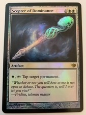 MTG Magic The Gathering - Scepter of Dominance - FOIL - Conflux - LP