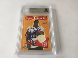 Frank Gore Signed Autographed SF 49ers Jersey Card Slabbed Beckett BAS COA h - Picture 1 of 2