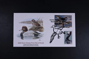 July 1 2004 FDC USA Scott # RW71 Stamp Fleetwood Cachet VF Cover Duck - Picture 1 of 2